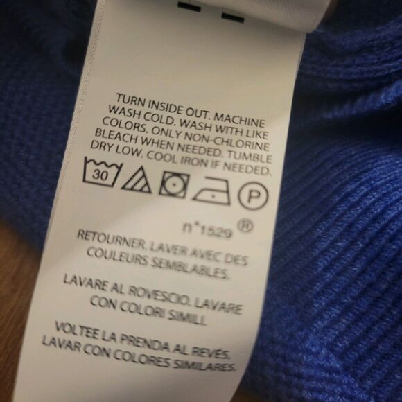 Polo Ralph Lauren 1/4 Zip Pima Cotton Pullover Sweater Men's Size XL Blue - Picture 9 of 14